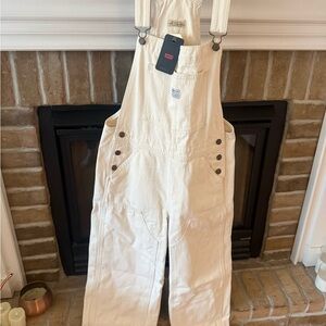 Women's Cream Overalls